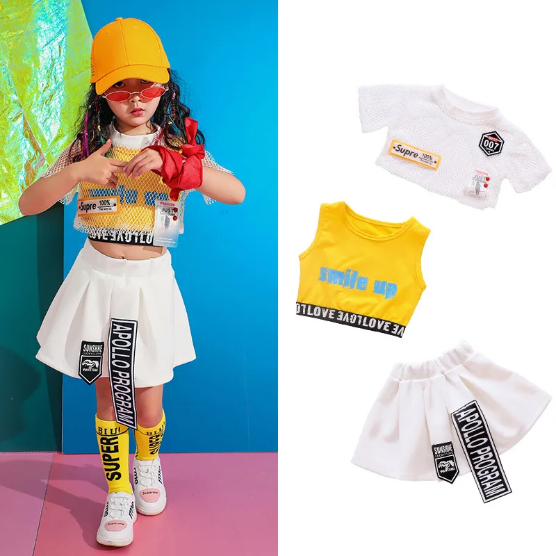 Children's Costumes Hip-hop Dance Girls Jazz Performance Clothing Hip Hop Cheerleading |