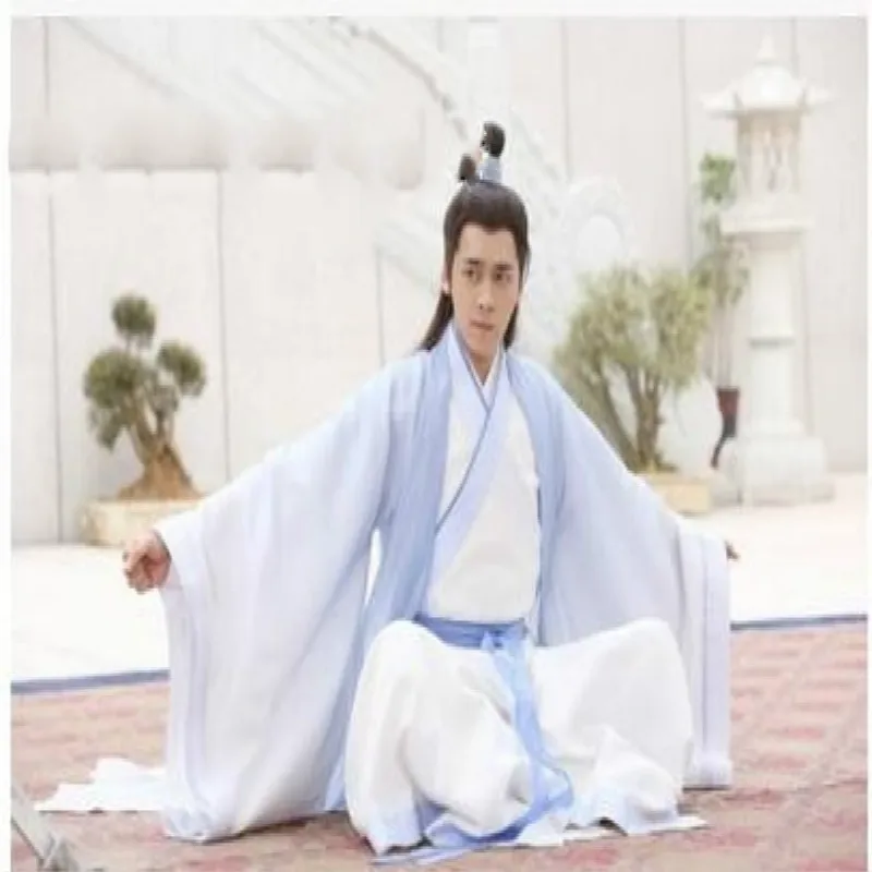 2020 летний мужской костюм одежда косплей Китайская традиционная Одежда для