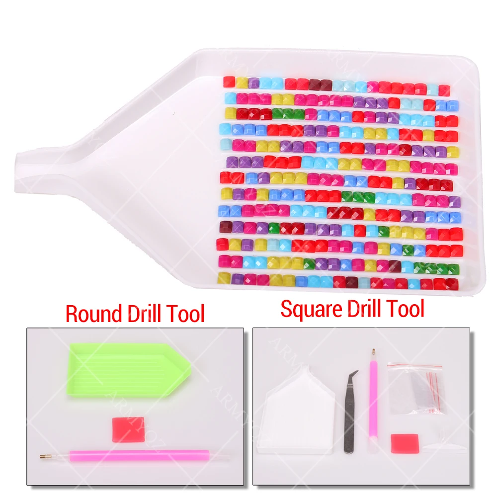 

Full Square Diamond Painting 5D Round Drill Daimond Painting Accessories Embroidery for Home Decor Cartoon Animal Gift