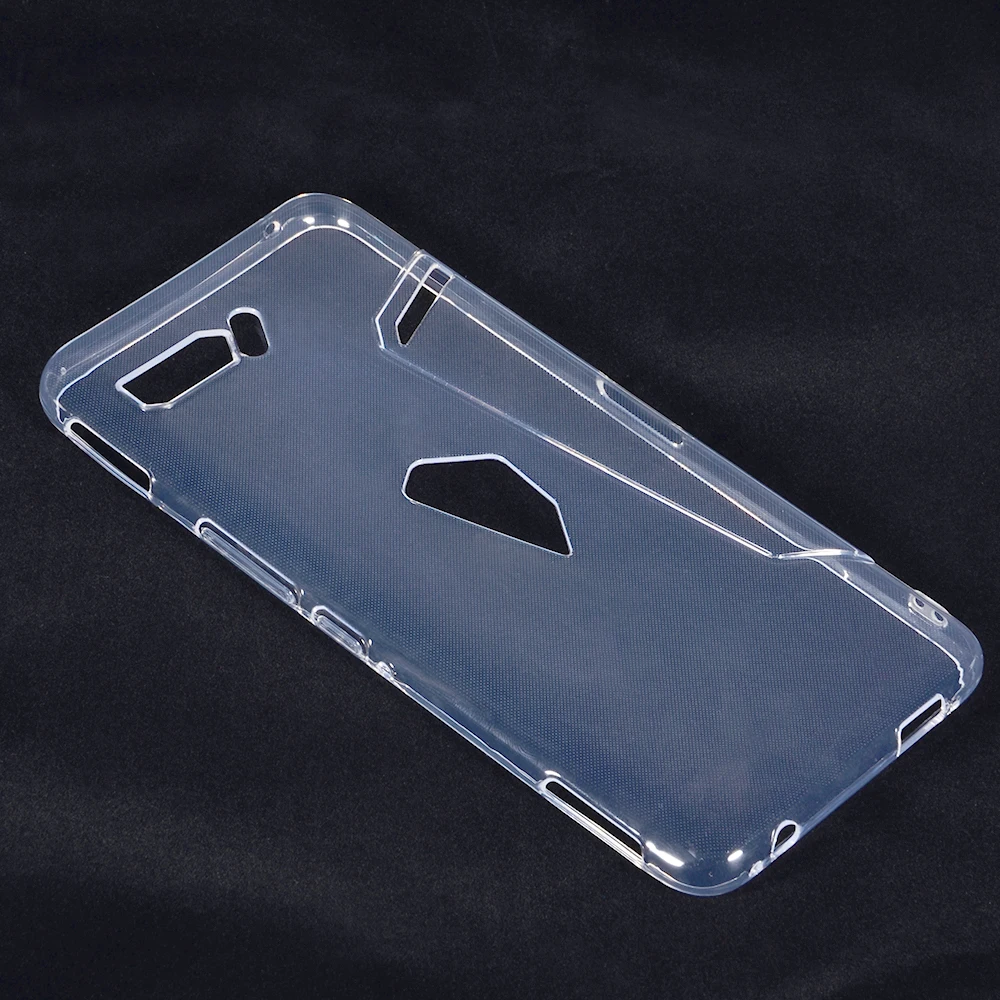 For Asus ROG Phone II ZS660KL Case Luxury Clear Transparent Soft Silicone TPU Cover 2 Back | Мобильные телефоны и