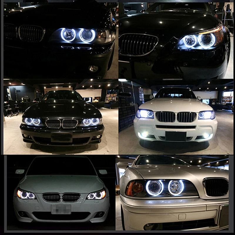 Hlxg 1 пара светодиодный Ангельские глазки габаритные огни Противотуманные фары