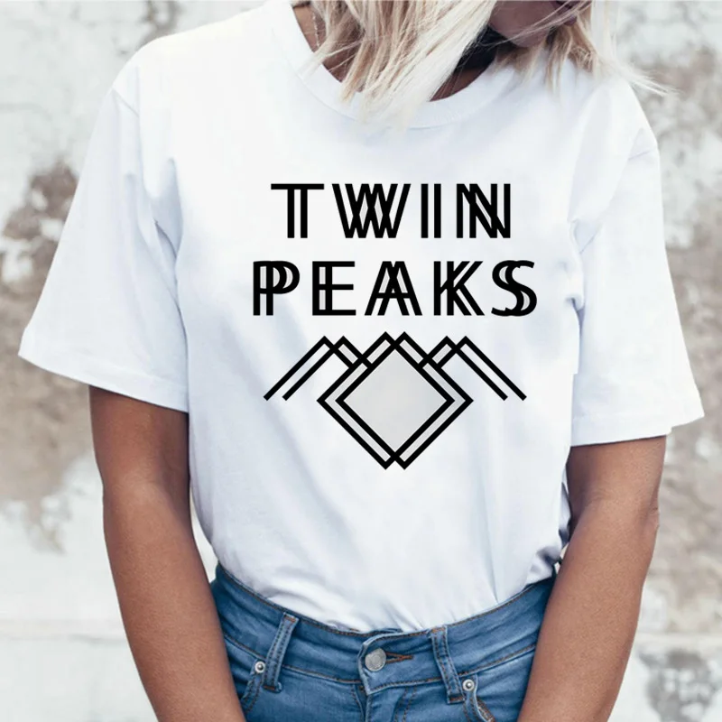 Женская уличная футболка Twin Peaks David Lynch в японском стиле kawaii Харадзюку 2019 | одежда