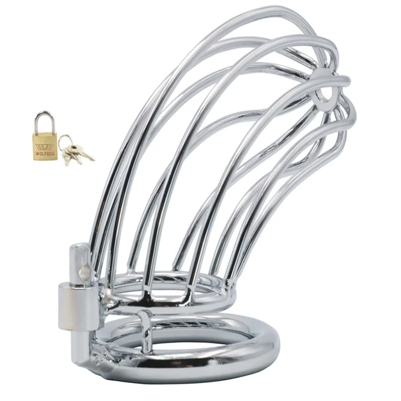 Мужской Пояс верности из нержавеющей стали клетка на член для мужчин