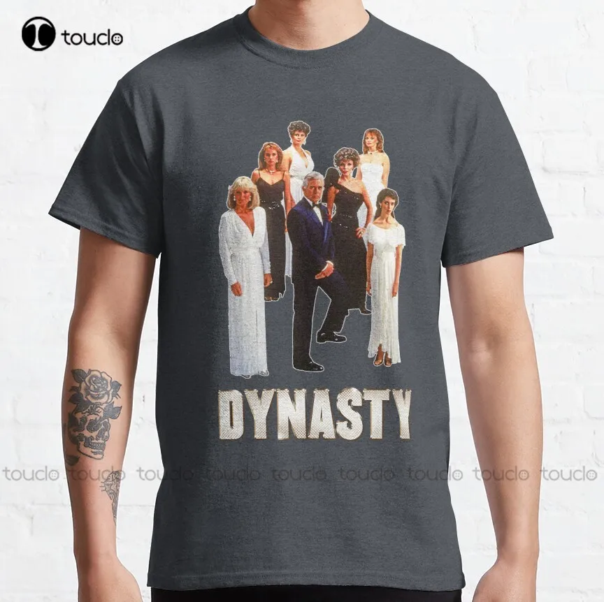 

Dynasty 80S Retro Throwback Cast Tribute Classic T-Shirt Custom Aldult Teen Unisex Digital Printing Tee Shirt Fashion Funny New