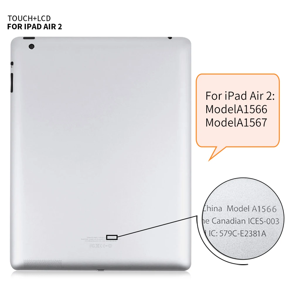 Сменный дисплей для iPad Air 2|ЖК-экраны и панели планшетов| |