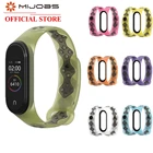 Ремешок для Mi Band 3 4, спортивный силиконовый ремешок для наручных часов, Аксессуары для браслета Mi Band 3, умный Браслет для Xiaomi Mi Band 3 4