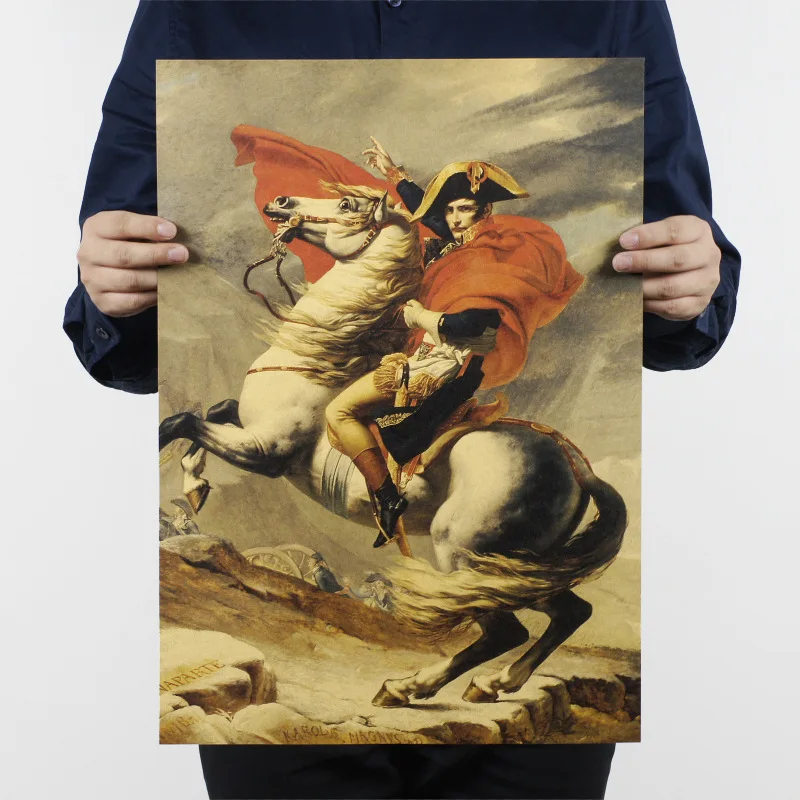 Винтажный постер Наполеона Бонапарта военный классический художественная