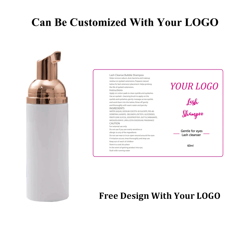 Высокое качество 60 мл ресниц шампунь мягкое очищение ресниц/прививки