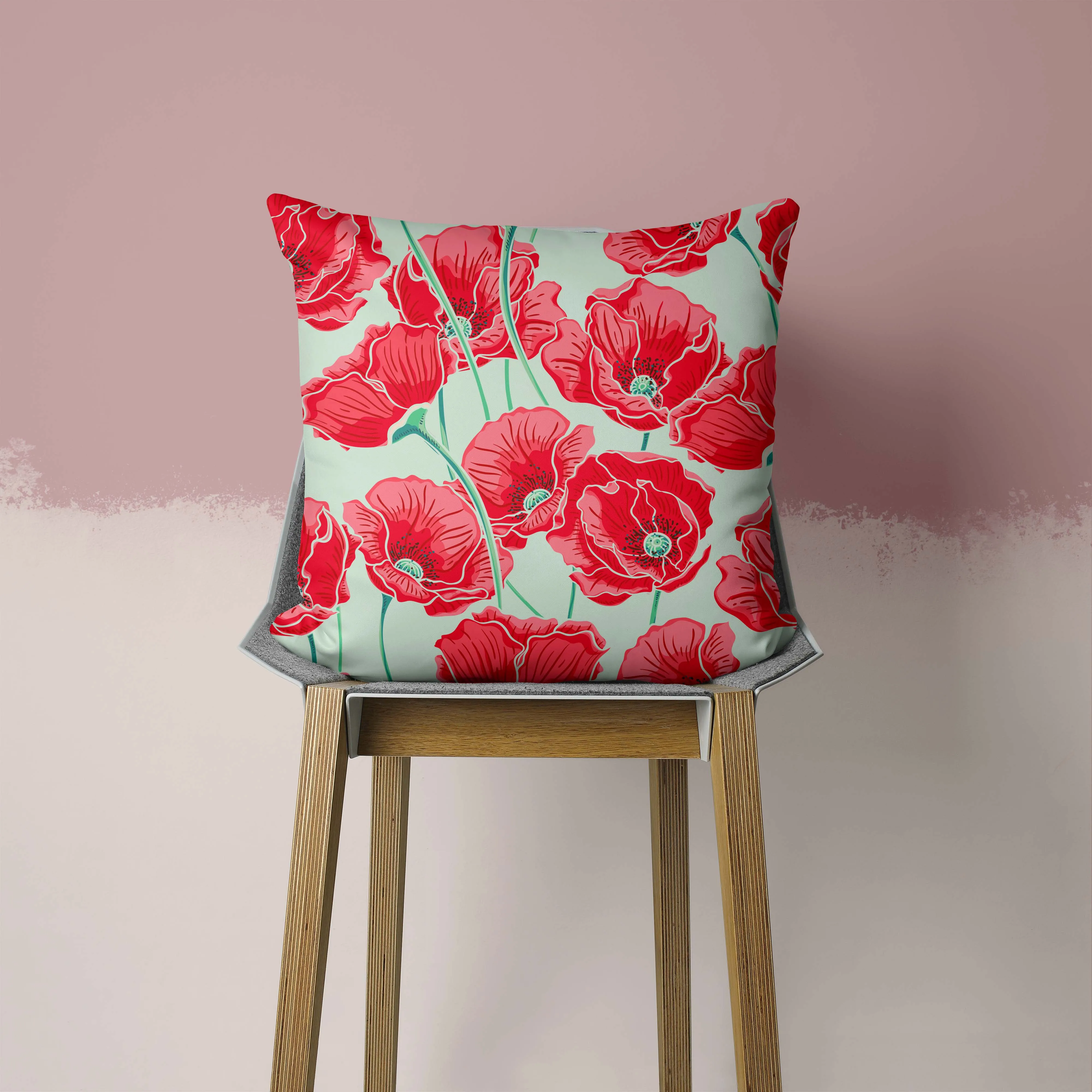 

Flowers Pillowcase Decorative Sofa Cushion Case Bed Pillow Cover Home Decor Car Cushion Cover Cute Pillow Case 45*45cm