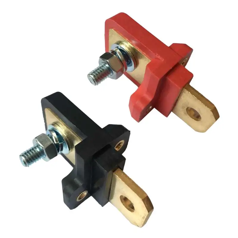 

2PCS Black Red Connectors Terminals 150A Electrical Equipment for 3000W Inverter New 2020