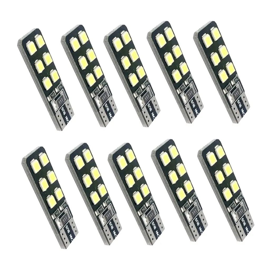 10 шт. Автомобильные светодиодные лампы T10 2835 12SMD | Автомобили и мотоциклы