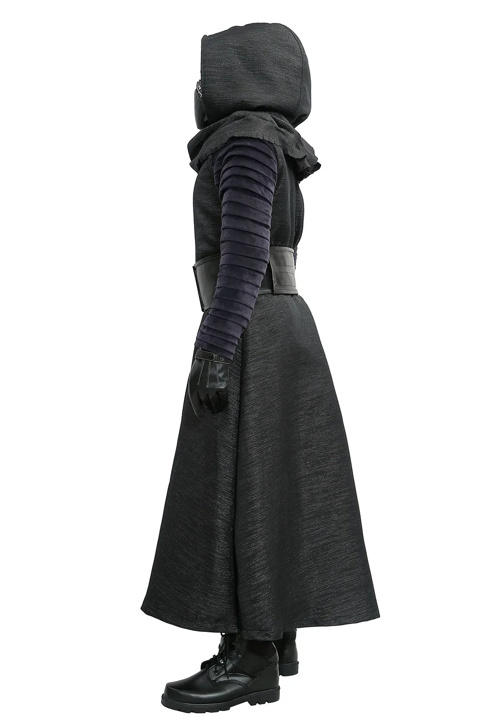 X-COSTUME Kylo Ren костюм Звездные войны 7 The Force Awakens Косплей злодей роскошный взрослый костюм на Хэллоуин и маска черный
