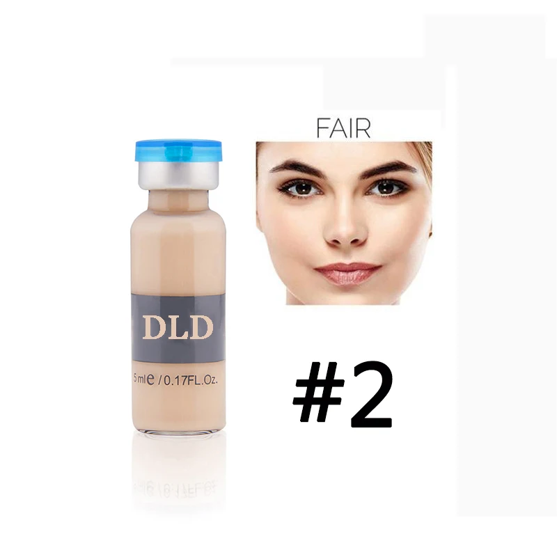 no.2-1bottle Высокое качество DLD косметика парфюмерия диспенсер 5 мл BB крем отбеливания кожи мезо белый осветление Сыворотки подушка для макияжа - Цвет: no.2-1bottle