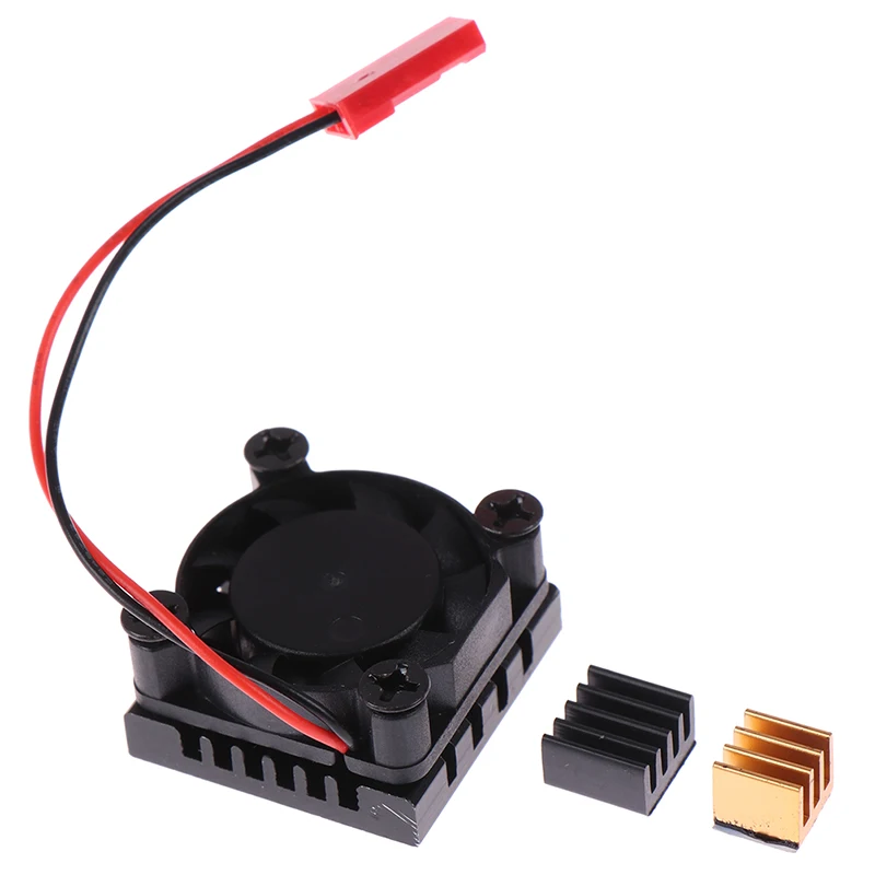 

Universal Fan Cooler Module Square Cooling Fan with Heatsink Cooler Kit Copper Aluminum Cooling Pad Raspberry Pi 4 /3/2