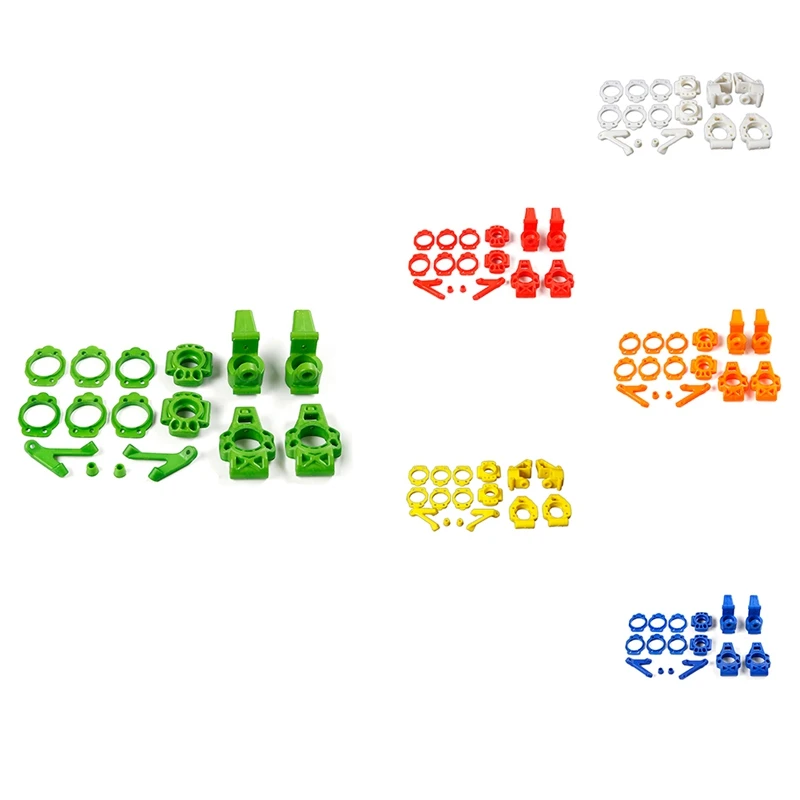 

Nylon Front and Rear Wheel Bearing Seat Kit for 1/5 HPI ROFUN BAHA ROVAN KM BAJA 5B 5T 5SC Toys Car Parts