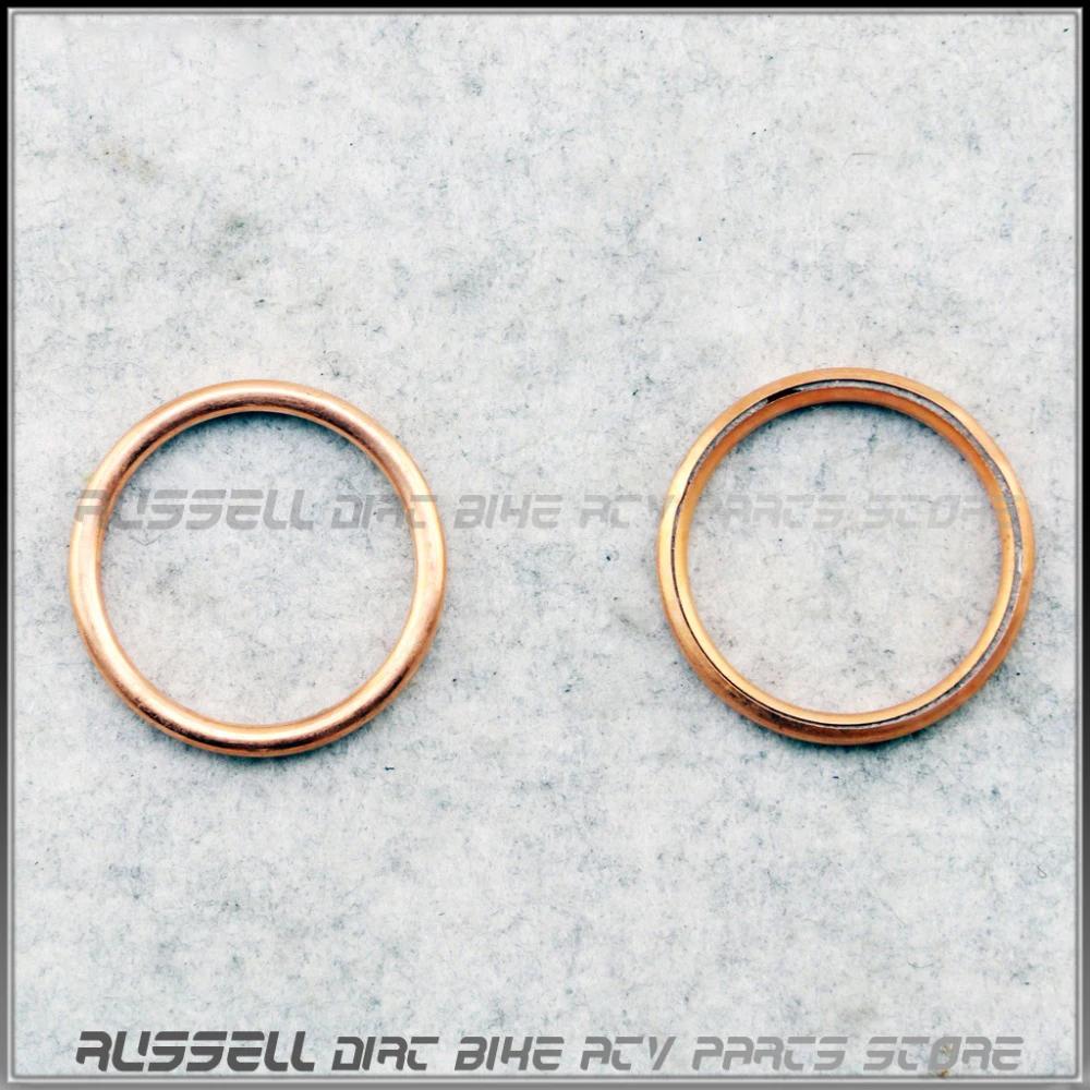 30 мм 6 шт наружная металлическая выхлопная труба прокладка для GY6 125CC мотоцикла |