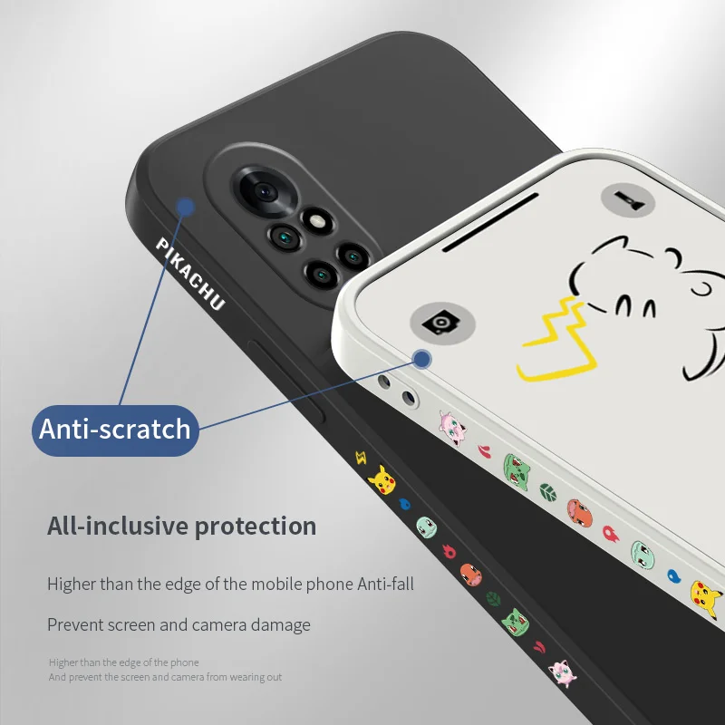 

Mouse League Case For Huawei Nova8 8Pro 8SE Nova 7 7Pro 7SE 6 6se 5 5Pro 5Z 5I 5Ipro 5T 4 4E Liquid Silicone Cover