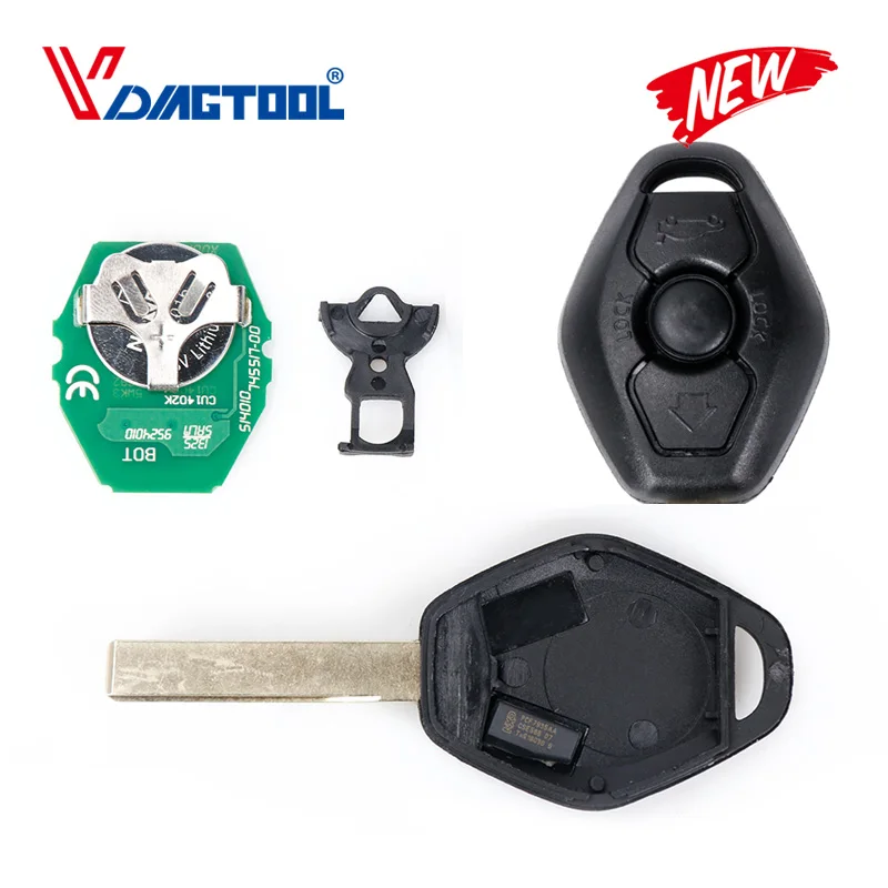 Ключ дистанционного управления VDIAGTOOL с 3 кнопками и чипом PCF7935 ID44 для BMW X3 X5 Z3 Z4