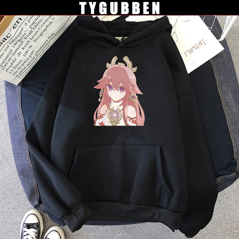 

Женская толстовка с капюшоном и принтом, большого размера