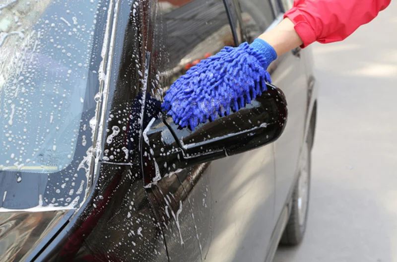 Ультратонкие волоконные синели перчатки для автомойки кисти из микрофибры мотоциклетная шайба щетки