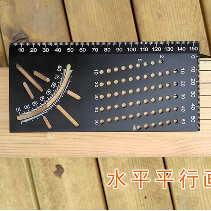Угловая линейка угломер из алюминиевого сплава 45 90 градусов|lots and lots of trucks|tool