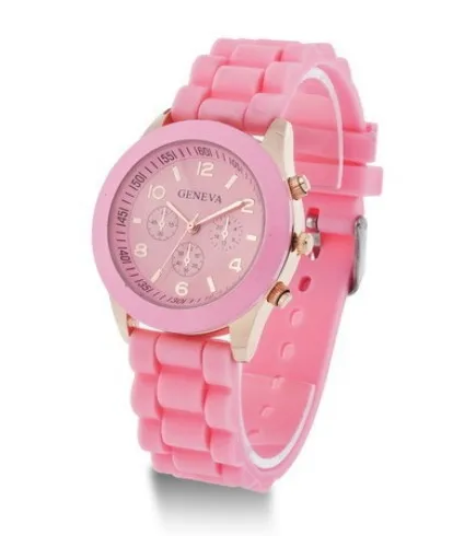 

GENEVA New Fashion Women Watches Silicone Band Three Eyes Casual Ladies Wrist Watch Women Clock zegarek damski reloj mujer 2020