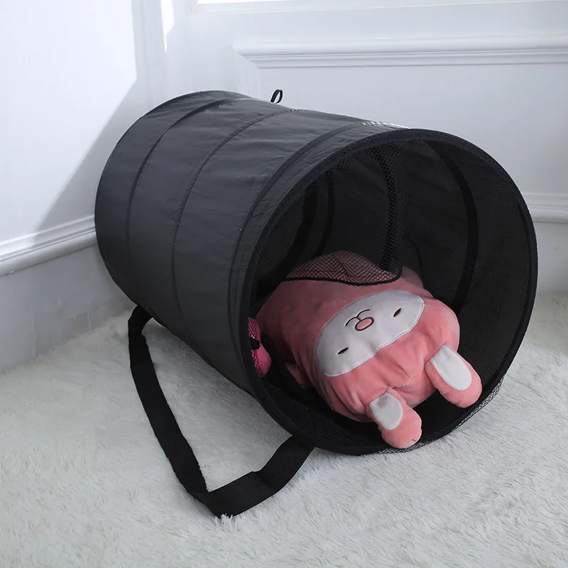 Двухслойная корзина для белья складной грязного хранения сумка держатель стойки