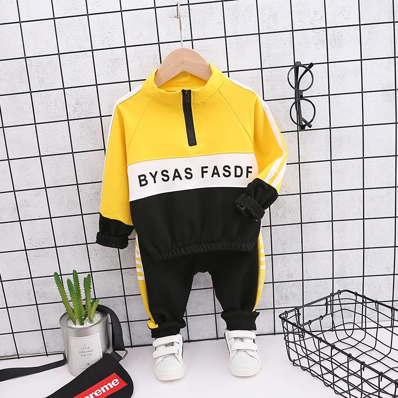 Одежда для маленьких мальчиков от 0 до 3 лет Осенние новые модные хлопковые