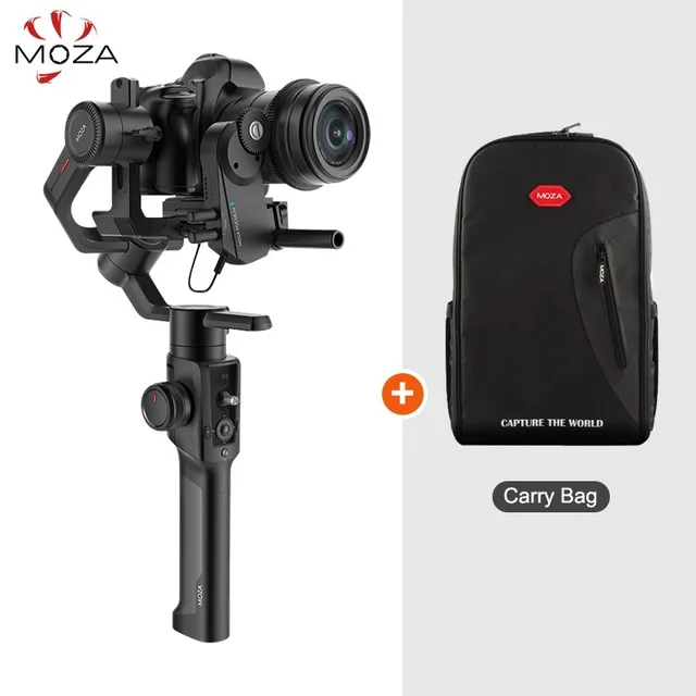 Moza Air 2 3 оси ручной карданный стабилизатор для DSLR Canon 5D Mark IV sony A7S A7R3 Lumix GH4 DSLR DV беззеркальных камер DV - Цвет: with backpack