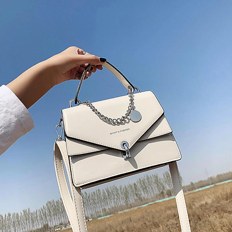 

Small Square Bags For Women Luxury Messenger Bag 2021 Chain Girl's Handbag Casual Wild Lady Cross Body Shoulder Bag Female Black