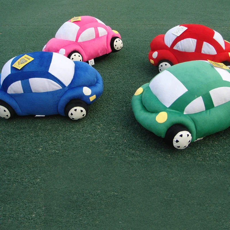 35 см милые дети автомобили VW модель Мягкие игрушки Подушка автомобиля Форма