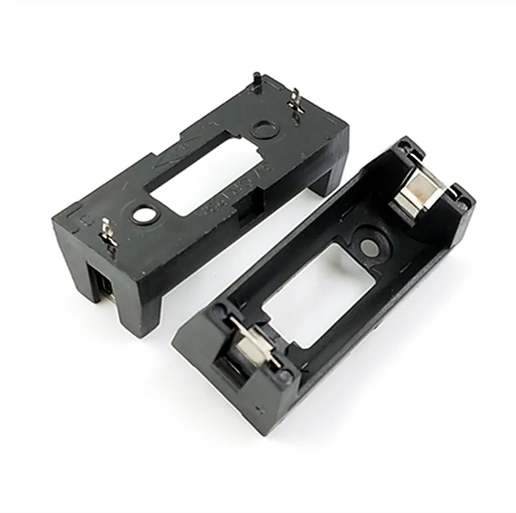 16340 дюйма, CR123A LIR123A, 3 в, фотобокс для хранения, зажим, чехол для батарей с монтажным выводом для печатной платы, штифты для печатной платы