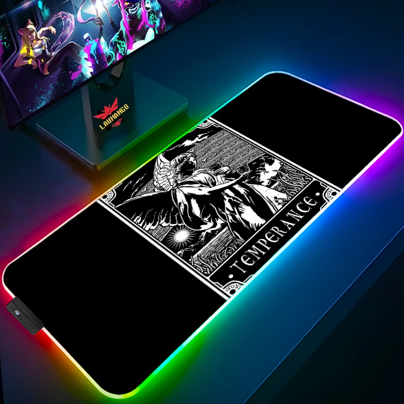

Diy Mouse Pads Pad Xxl Tarot Gaming Mat Rgb Carpet Large Mousepad Gamer Anime Keyboard Desk Pad Mouse Mat Gaming Accessories