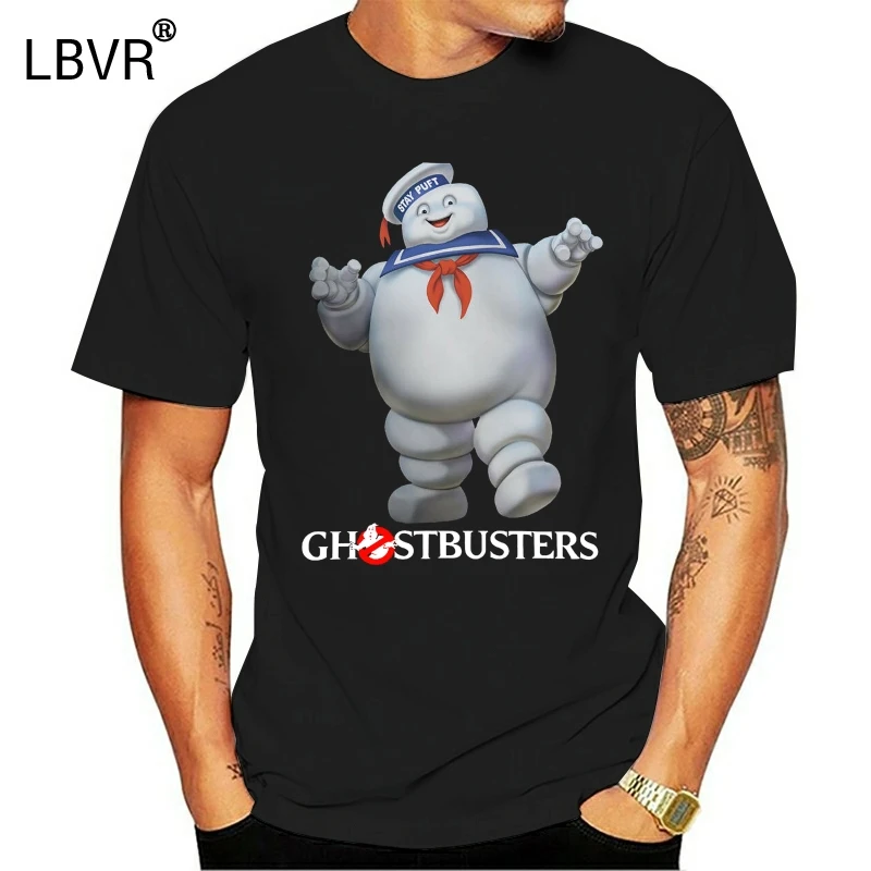 Новая мужская черная футболка с изображением зефира Ghostbuster Stay Puft размер S-3XL