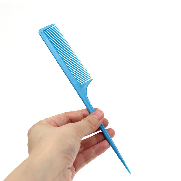 Профессиональная пластиковая расческа для волос с Острым Хвостом термостойкая