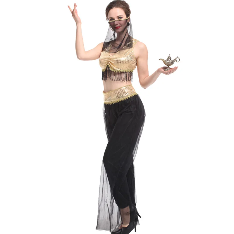 Женский костюм для танца живота Cleopatra принцессы вечерние костюмы Хэллоуина |