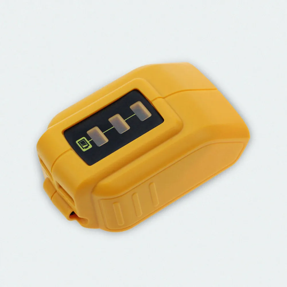 

Lithium Ion Battery Adapter Power Connector Dual USB Charger Power Source