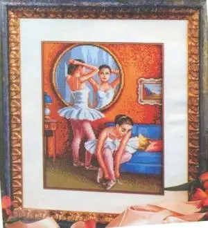 

Набор для вышивки балериной, 14 карат, без принта