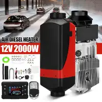 Car Heater 12V 2KW 5KW for Webasto Diesels heater 2000W LCD Monitor+Remote+Silencer for RV Car Truck Motor Home Boat Motorhome