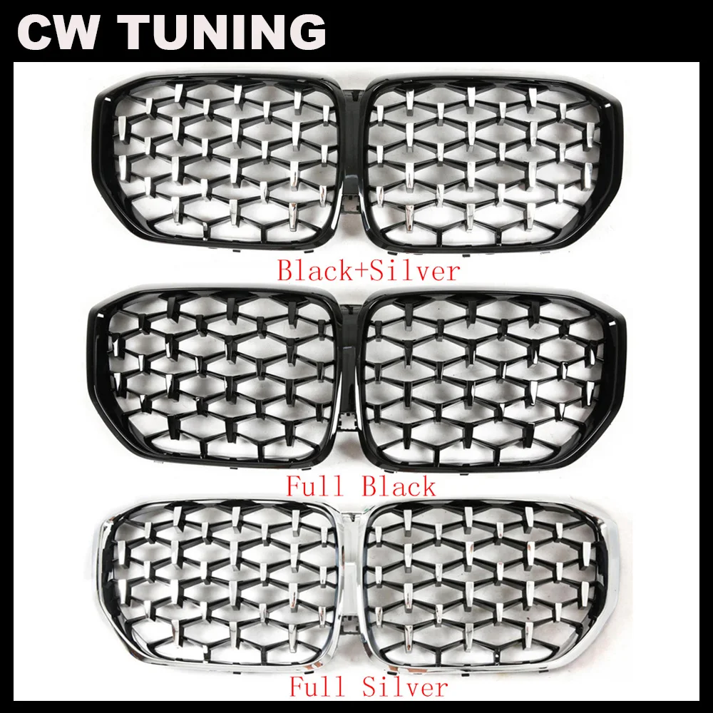 

Автомобильная решетка для BMW X5 G05 2019 + ABS Алмазная глянцевая черная передняя ножная решетка Замена X5 G05 передний бампер Гриль