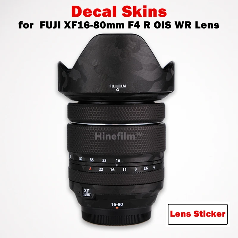 Protetora de Lente para Fujifilm Antirrisco para Proteção de Lentes Película Fujinon Filme Adesivo Vinil Premium 3m f4 r