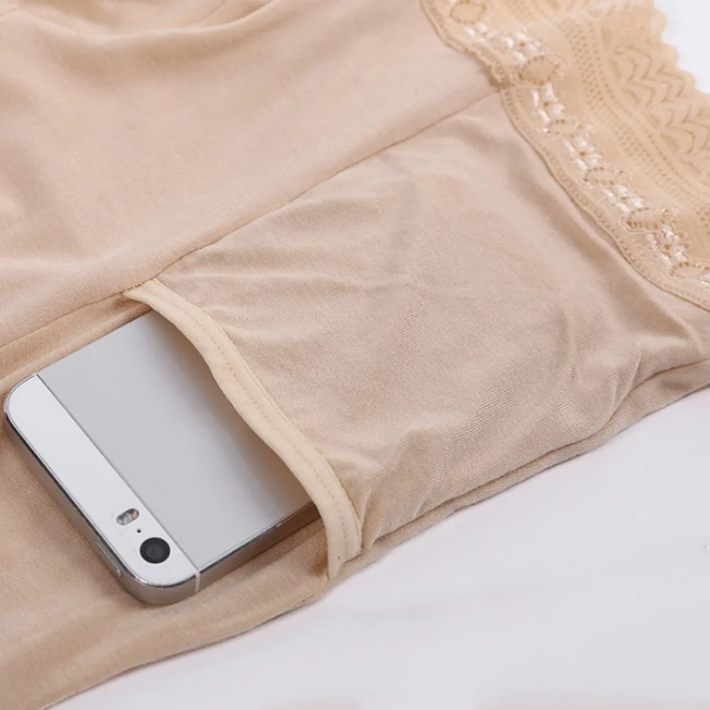 Женские трусы-боксеры из мягкого хлопка Бесшовные Короткие шорты с карманами