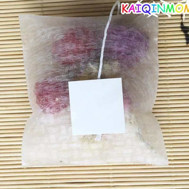 1000 шт./лот Новые разноцветные чайные пакетики из кукурузного волокна