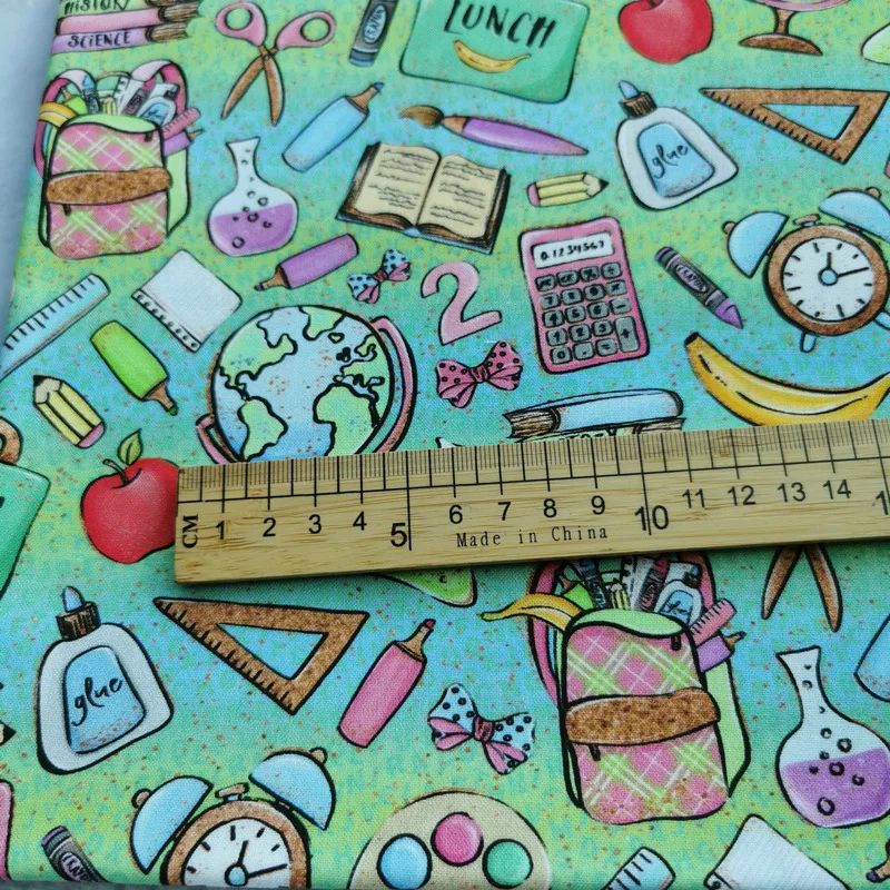 100% чистый хлопок ткань tissus лоскутное шитье DIY Ткань Материал ручная работа кукла
