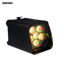 SHEHDS HOT LED 6x18w RGBWA+UV 6in1 Wireless Battery Led Stage Up Par Light for Bar Disco Party Home DJ Professional lighting