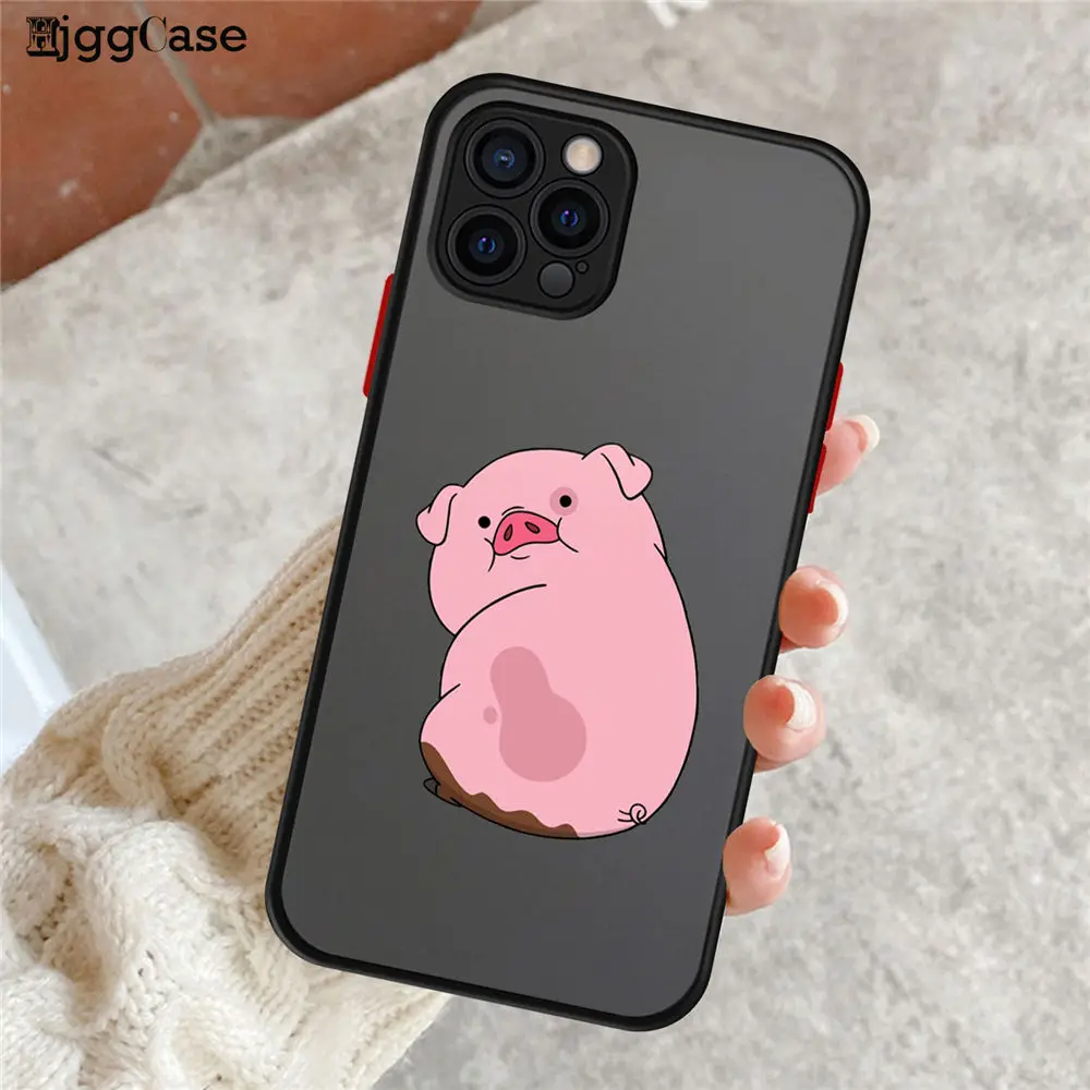 Противоударный матовый чехол для iPhone 11 12 Pro Xs Max XR X 6 7 8Plus SE Mini