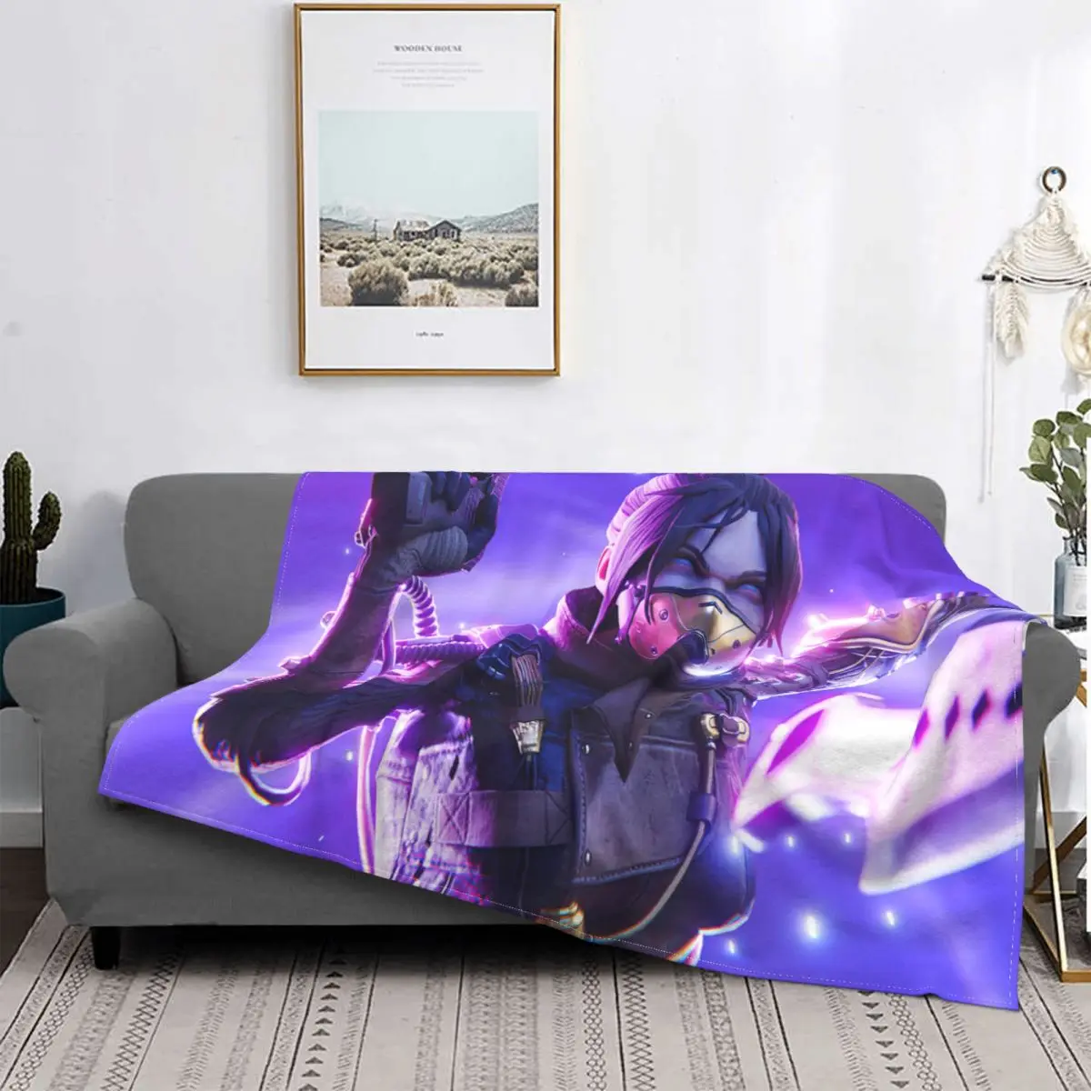 

Плюшевое Фланелевое покрывало Apex Legends для крипто-стрельбы, мягкое флисовое покрывало