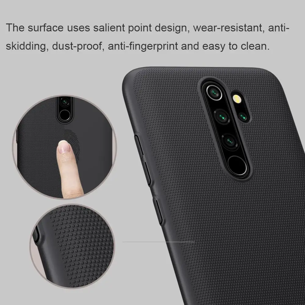 Чехол для Xiaomi Redmi Note 8 Pro NILLKIN суперматовая защитная задняя крышка 6 53 дюйма в
