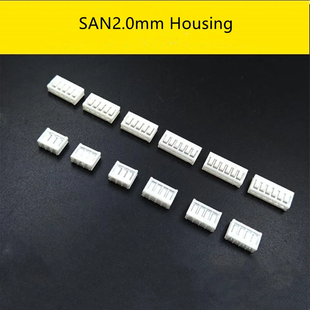 

SAN2.0mm Connector Male Plug Plastic Shell Housing 2/3/4/5P