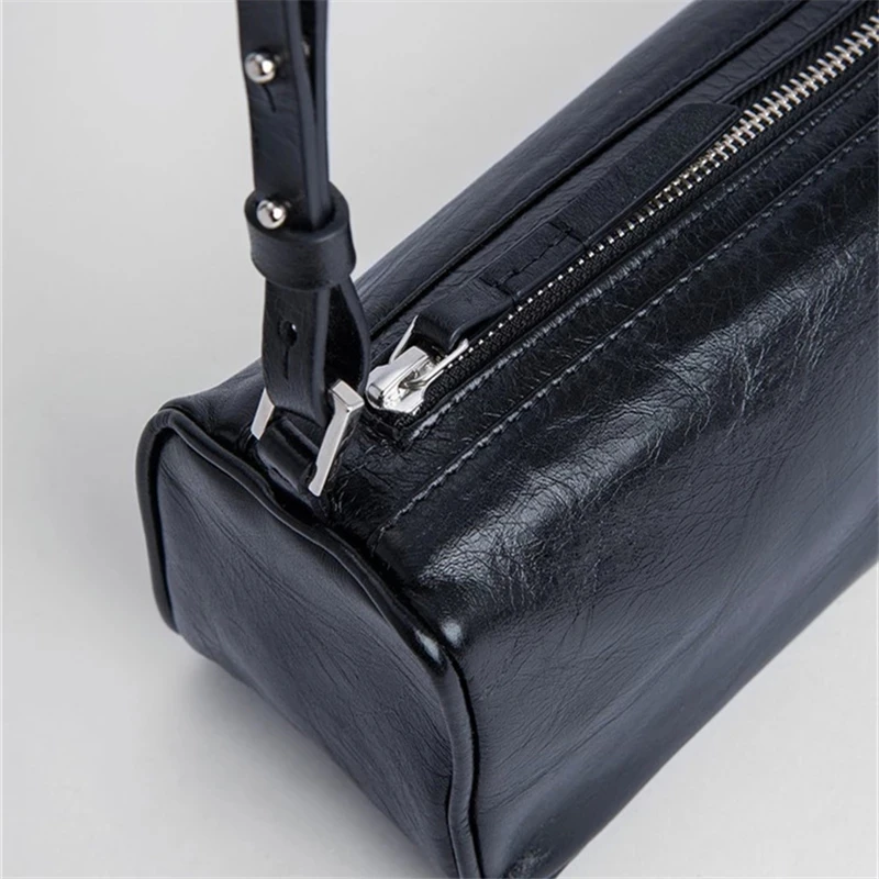 

New Rectangular Box Bag Leather Women Underarm Shoulder Bag Trend Baguette Shape Bags Zebra Pattern Luxury Handbag Bolso Mujer